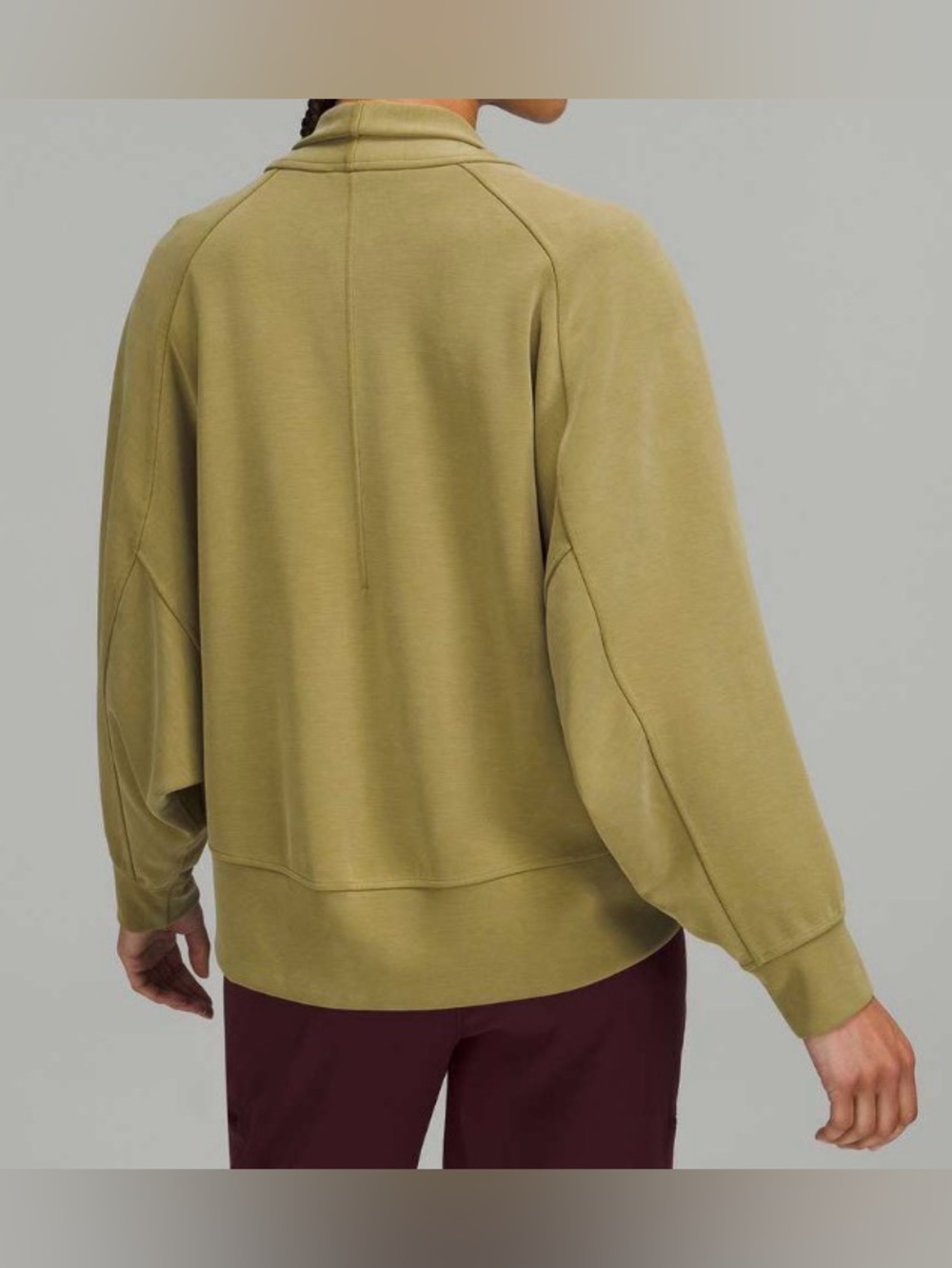 NWOT New Lululemon Softstreme Dropped Sleeve Wrap Bronze Green